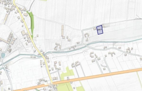 Działka Gmina: Chojnów w Krzywej Nr 186/1 – pow 2623 m2